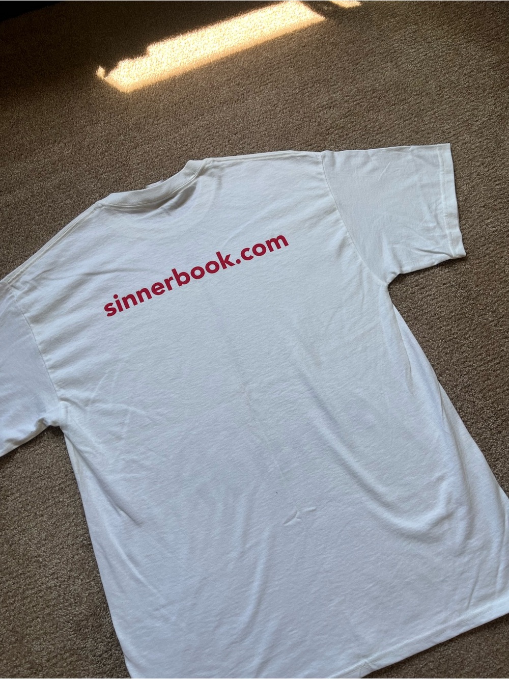 VTG 00’s / Y2K Sinner White Tee - Picture 5 of 6